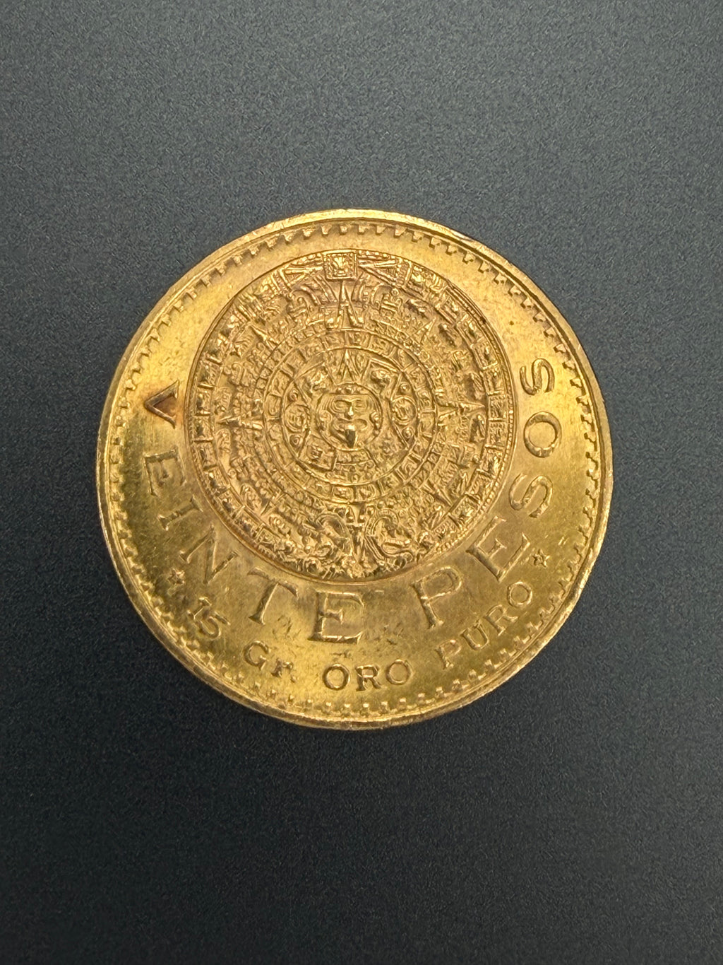 Veinte pesos oro